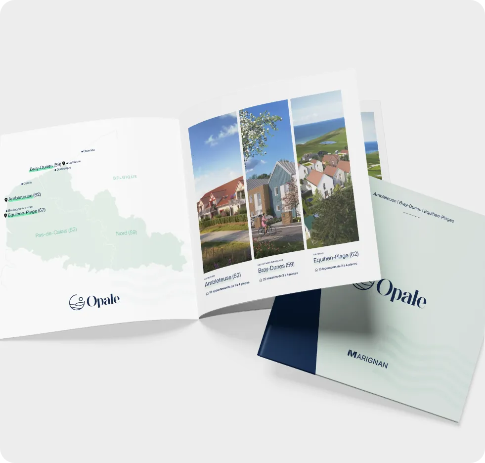 Aperçu de la brochure des résidences Opale